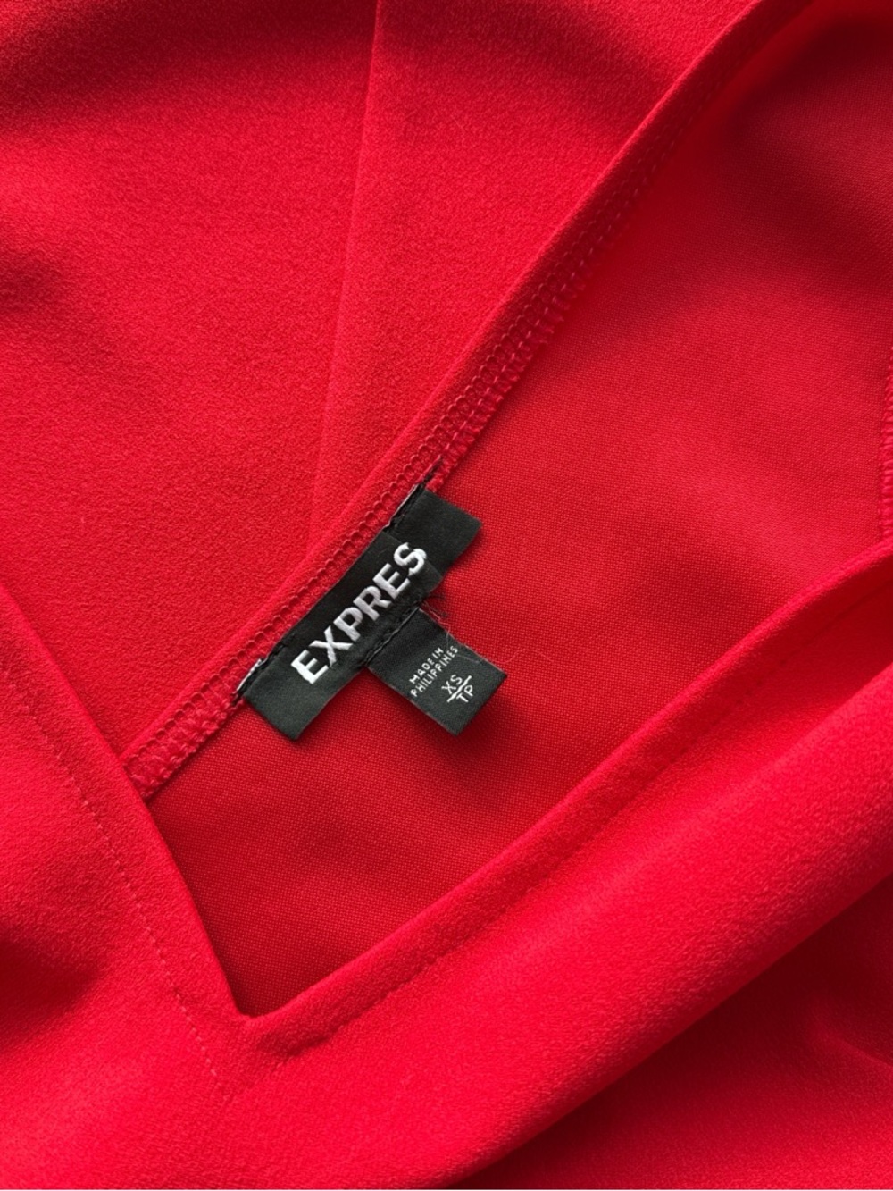 Express Red Cutout Mini Dress - Picture 4 of 4